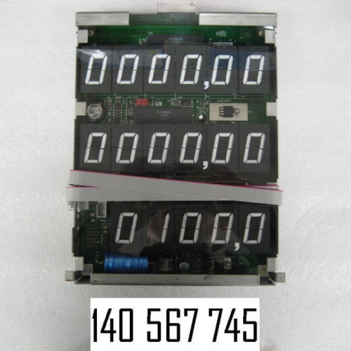 140567745 - EX. FLAP DISPLAY. EC2000 FP6 6/6/5, WORKS TESTED